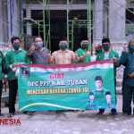 DPC PPP Tuban Baksos di Pemukiman Padat Sampai Pekerja Bangunan